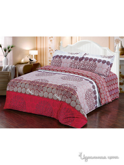 Комплект постельного белья 1.5-спальный Softline, цвет красный