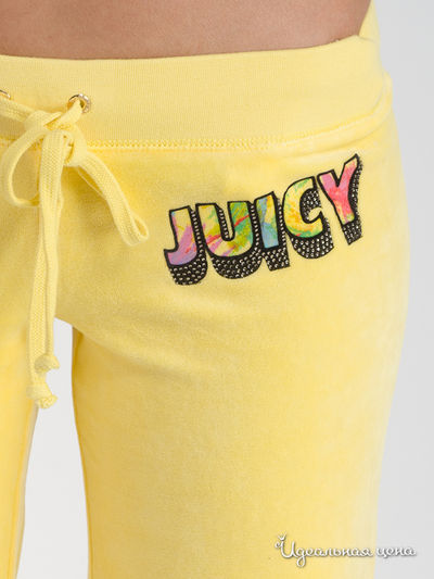 Брюки Juicy Couture, цвет желтый