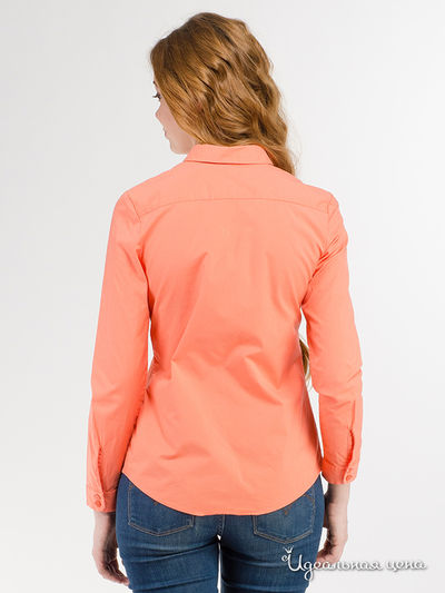 Блуза Calvin Klein, цвет коралловый