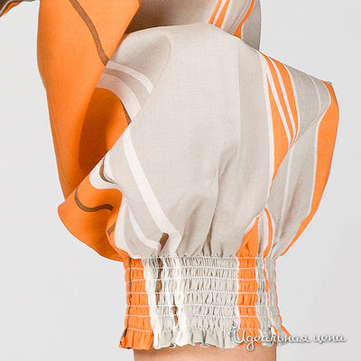 Блузка Mexx женская, цвет серый / оранжевый