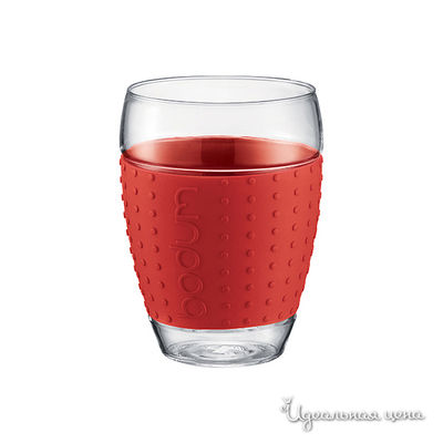 Набор бокалов Bodum, цвет красный, 0,45л.