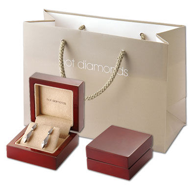 Серьги с бриллиантами Hot Diamands женские