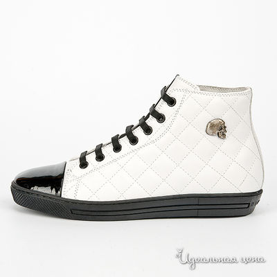 Ботинки Prada, Richmond, Dsquared, цвет цвет белый / черный