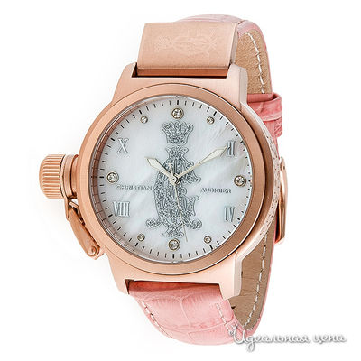 Часы Christian Audigier, цвет розовый