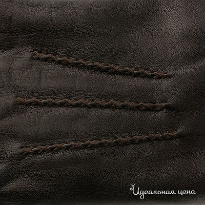 Перчатки Isotoner мужские, цвет темно-коричневый