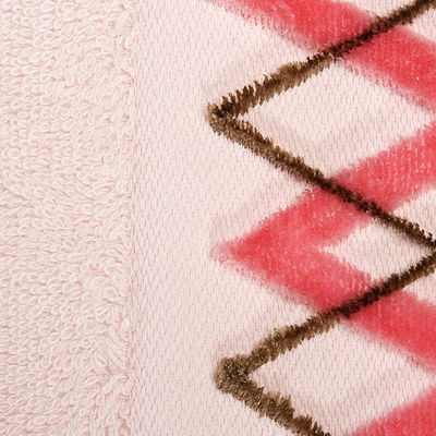 Комплект махровых полотенец из трех предметов бамбук светло-розовый