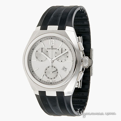 Часы Candino, цвет цвет серебро / черный