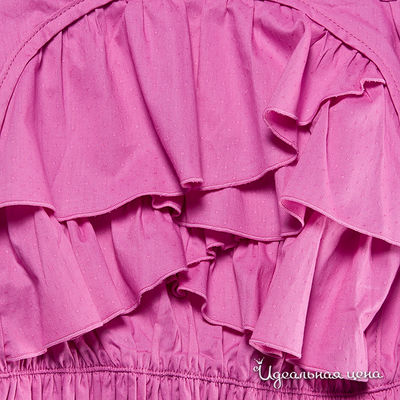 Юбка темно-розовая для девочки, рост 98-140см