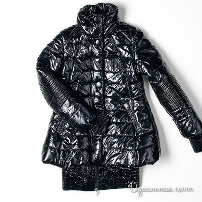 Куртка черная для девочки, рост 140-170 см