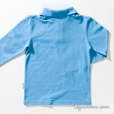 Рубашка-поло голубая для мальчика, рост 122-146 см