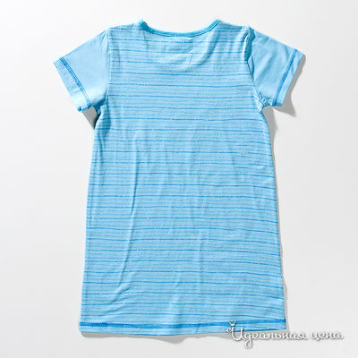 Сорочка голубая для девочки, рост 128-146 см