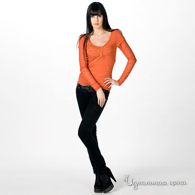 Блуза Pompa женская, цвет оранжевый