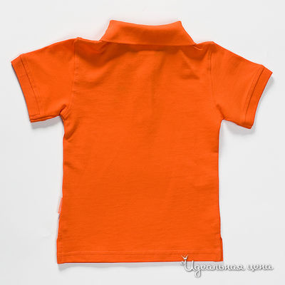 Рубашка-поло оранжевая для мальчика, рост 104-122 см