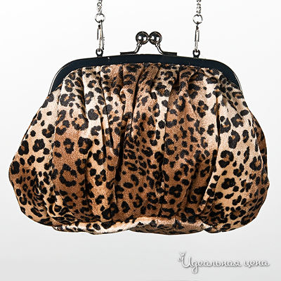 Клатч Feel Fashion женские, цвет коричневый / принт леопард