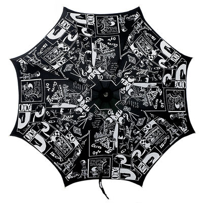 Зонт - трость черный