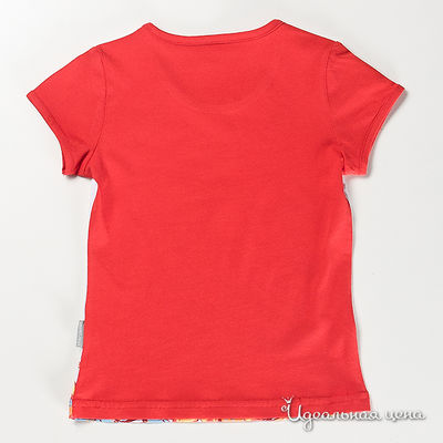 Блузка красная для девочки, рост 104-122 см