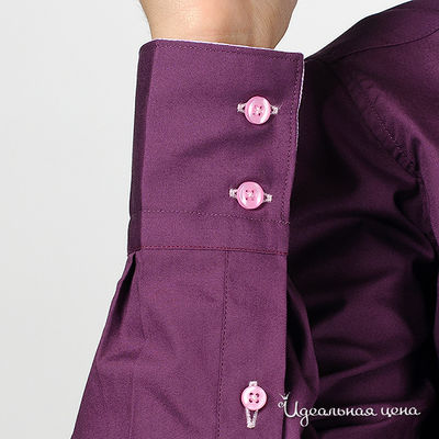 Рубашка Alonzo Corrado женская, цвет баклажановый
