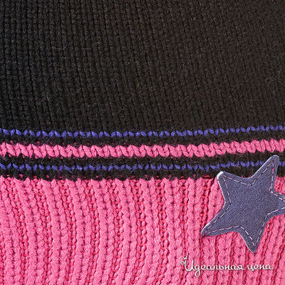 Шапка Coccodrillo для девочки, цвет черный / розовый