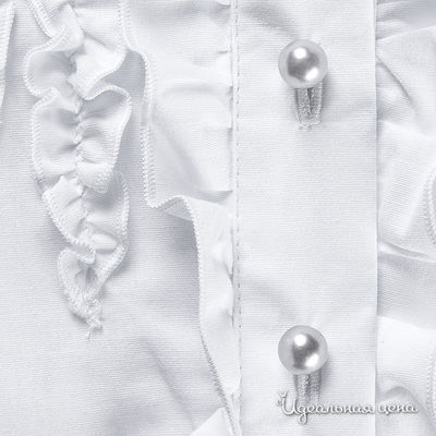 Блузка GT Basic ФРАНСУАЗА для девочки, цвет белый жемчуг