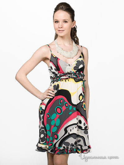 Платье Cristina Gavioli, цвет цвет мультиколор