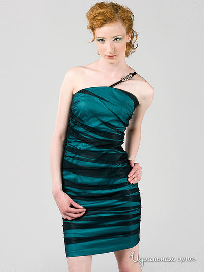 Платье Eleonora Amadei, цвет цвет голубой / черный