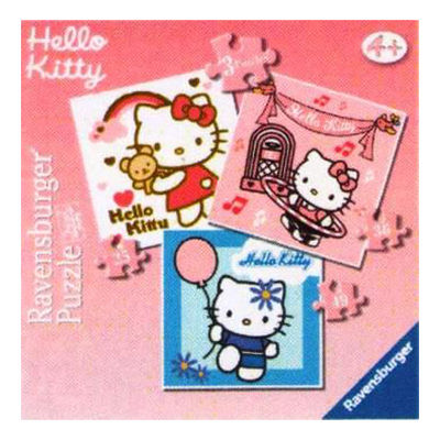 Пазл &quot;Hello Kitty&quot;, 3 в 1