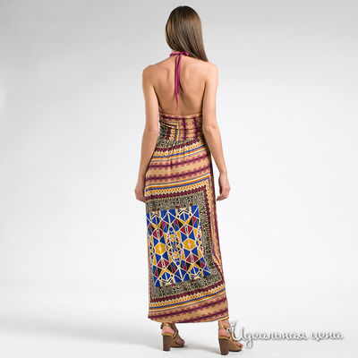 Платье Bambolita женское, цвет коричневый / синий