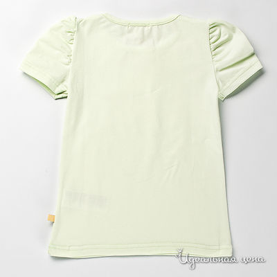 Футболка Petit Patapon для девочки, цвет зеленый, рост 94-156 см