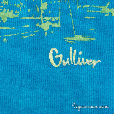 Футболка Gulliver для девочки, цвет синий, рост 92-122 см