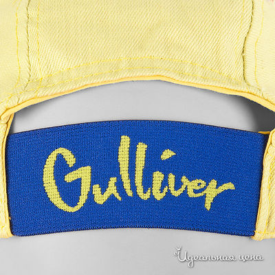 Бейсболка Gulliver для девочки, цвет желтый