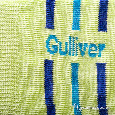 Комплект носков Gulliver для девочки, цвет зеленый / синий, 2 пары