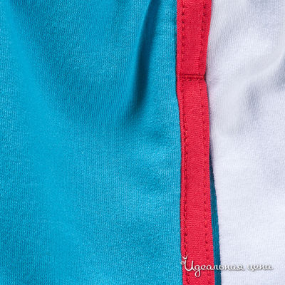 Брюки Gulliver для мальчика, цвет голубой / белый / красный, рост 98-104 см