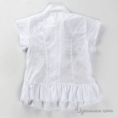 Блуза Gulliver для девочки, цвет белый, рост 122-152 см