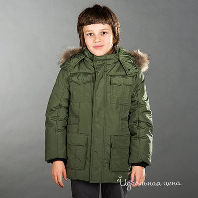 Куртка Silver Spoon для мальчика, цвет зеленый, рост 164 см
