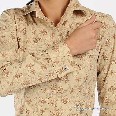 Рубашка Alonzo Corrado женская, цвет бежевый