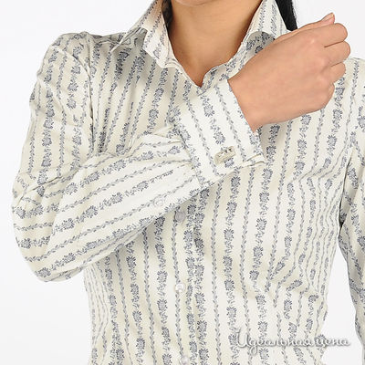 Рубашка Alonzo Corrado женская, цвет белый / серый