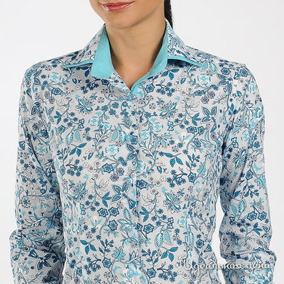 Рубашка Alonzo Corrado женская, цвет белый / голубой