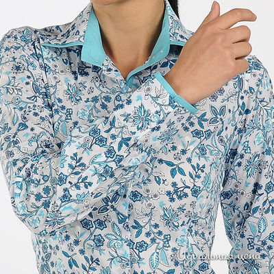Рубашка Alonzo Corrado женская, цвет белый / голубой