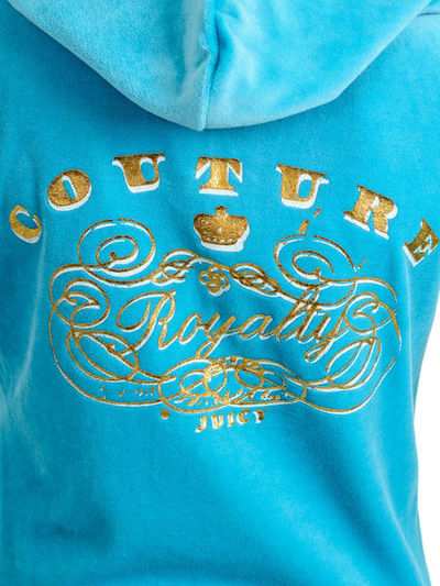 Костюм велюровый Juicy Couture женский, цвет голубой