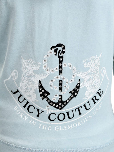 Велюровый костюм Juicy Couture, цвет голубой