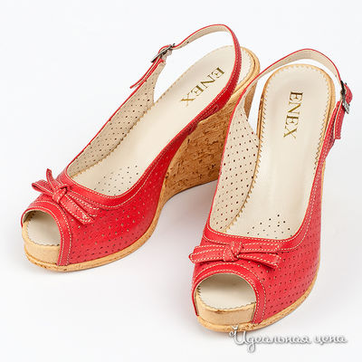 Туфли женские Enex, красные