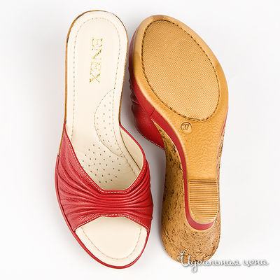 Туфли Enex&amp;Marko женские, цвет красный