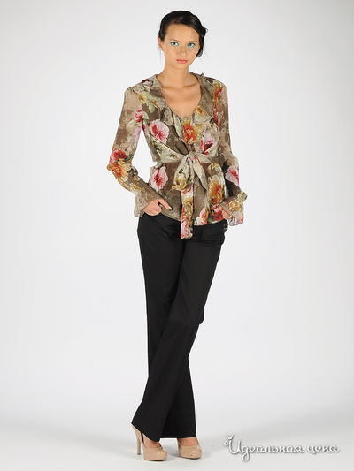 Блузка Rinascimento женская, цвет коричневый