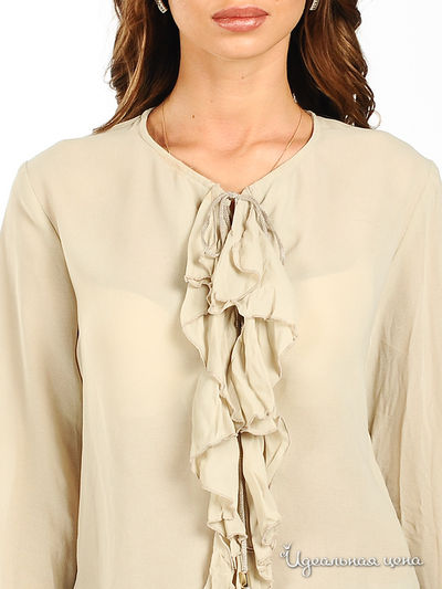 Рубашка Cristina Gaviolli женская, цвет песочный