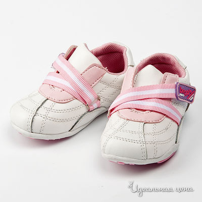 Кроссовки Beppi для девочки, цвет розовый / молочный