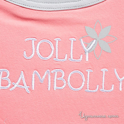 Майка Jolly Bambolly для девочки, цвет розовый, рост 104-128см