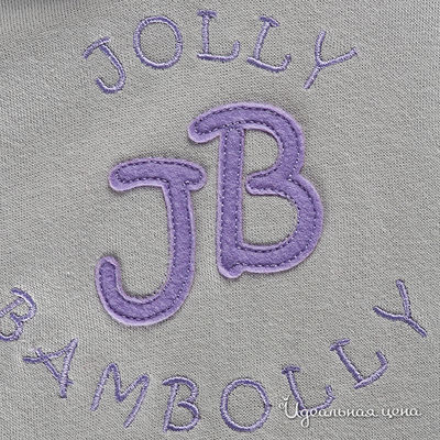 Толстовка Jolly Bambolly для девочки, цвет серый, рост 122 см