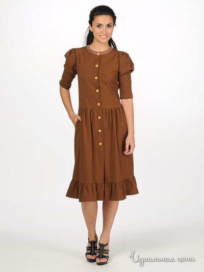 Платье Marmalade, цвет цвет коричневый