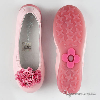 Балетки Naturino для девочки, цвет розовый, 24-40 размер
