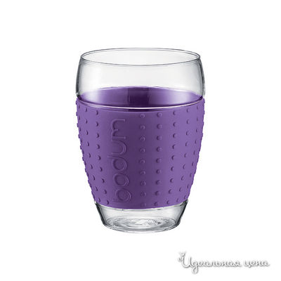 Набор стаканов Bodum, цвет фиолетовый, 0,45 л.